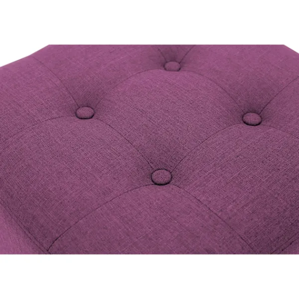 BellaFurn Sittpuffar>Seat Pall, Ottoman - Modern Elegant Design med hållbara dammbeläggningar, komfort och styrka Färg: Lila