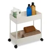 Northix Småbord>Serveringsvagn med 2 nivåer med hjul
