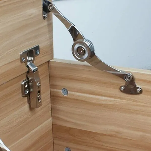 Mwin Skåp>Set med 2 gångjärn med fällbart lock, mjukstängande platta, 75, 90, 110 graders vinklar