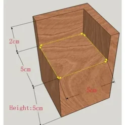 Kontorsmöbler>Set med 4 möbelhöjare i trä, möbelhöjare för kontorssäng