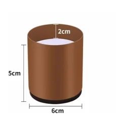 OCEAN Sängar>Set med 4 Sängben i Kolstål, Möbelhöjare Lägger Till 5 cm Höjd