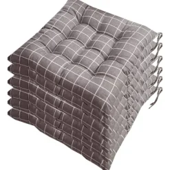 Stolar>Set med 6 stolsdynor 40x40, dekortiv kudde kudde stolsdynor