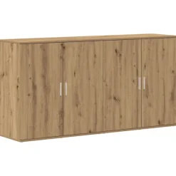 vidaXL Sideboards>Sideboard 2 pcs Artisan Ek 79 x 38 x 80 cm Konstruerat trä