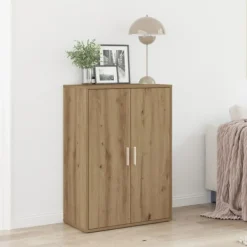 vidaXL Sideboards>Sideboard Artisan Ek 60 x 31 x 84 cm Konstruerat trä