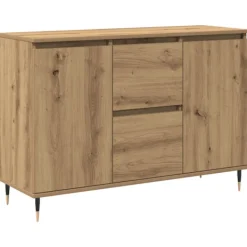 vidaXL Sideboards>Sideboard Artisan Ek 101,5 x 35 x 70 cm Konstruerat trä