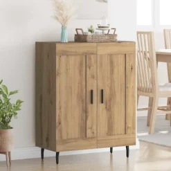 vidaXL Sideboards>Sideboard Artisan Ek 69,5 x 34 x 90 cm Konstruerat trä och järn