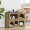 vidaXL Sideboards>Sideboard Artisan Ek 80,5 x 35 x 59 cm Konstruerat trä