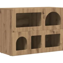 vidaXL Sideboards>Sideboard Artisan Ek 80,5 x 35 x 59 cm Konstruerat trä
