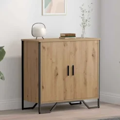 vidaXL Skåp>Sideboard Artisan Ek 78 x 35 x 74.5 cm