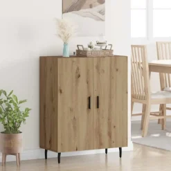 vidaXL Sideboards>Sideboard Artisan Ek 69,5 x 34 x 90 cm Konstruerat trä