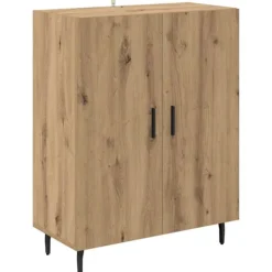 vidaXL Sideboards>Sideboard Artisan Ek 69,5 x 34 x 90 cm Konstruerat trä