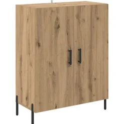 vidaXL Sideboards>Sideboard Artisan Ek 69,5 x 34 x 90 cm Konstruerat trä