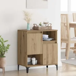 vidaXL Skåp>Sideboard Artisan Ek 60 x 35 x 70 cm Konstruerat trä