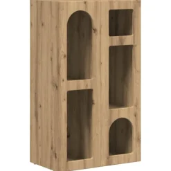 vidaXL Sideboards>Sideboard Artisan Ek 59 x 35 x 100,5 cm Konstruerat trä