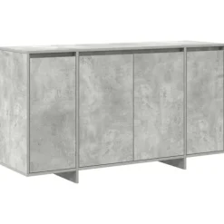 vidaXL Sideboards>Sideboard Betonggrå 135 x 41 x 75 cm Konstruerat trä