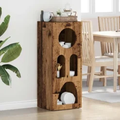 vidaXL Sideboards>Sideboard Gammalt trä 40 x 35 x 100.5 cm Konstruerat trä