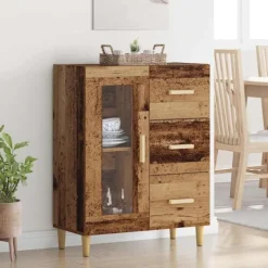 vidaXL Sideboards>Sideboard Gammalt trä 69,5 x 34 x 90 cm Konstruerat trä