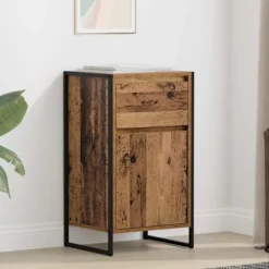 vidaXL Skåp>Sideboard Gammalt trä 81 x 36 x 150.5 cm Konstruerat trä