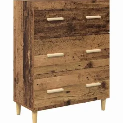 vidaXL Byråer>Sideboard Gammalt trä 69,5 x 34 x 90 cm Konstruerat trä