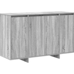 vidaXL Sideboards>Sideboard Grå sonoma 120 x 41 x 75 cm Konstruerat trä