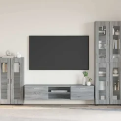 vidaXL Sideboards>Sideboard Grå Sonoma 55,5 x 29 x 100 cm Konstruerat trä