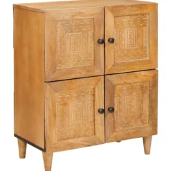 vidaXL Sideboards>Sideboard Ljusbrun 33.5 x 60 x 75 cm
