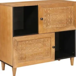 vidaXL Skåp>Sideboard Ljusbrun 33,5 x 80 x 75 cm