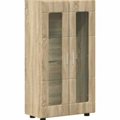 vidaXL Sideboards>Sideboard med dörr Sonoma-ek 55,5 x 29 x 100 cm Konstruerat trä