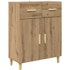 vidaXL Sideboards>Sideboard med låda artisan ek 34 x 69.5 x 89 cm Konstruerat trä