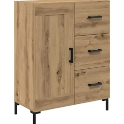 vidaXL Sideboards>Sideboard med låda artisan ek 69.5 x 34 x 90 cm Konstruerat trä