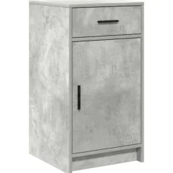 vidaXL Sideboards>Sideboard med låda Betonggrå 40 x 40,5 x 75 cm Konstruerat trä