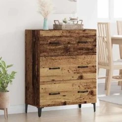 vidaXL Byråer>Sideboard med låda Gammalt trä 69,5 x 34 x 90 cm
