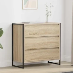vidaXL Byråer>Sideboard med låda Sonoma 79 x 36 x 75.5 cm Konstruerat trä