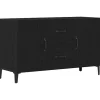 vidaXL Sideboards>Sideboard med låda Svart Ek 100 x 36 x 60 cm Konstruerat trä