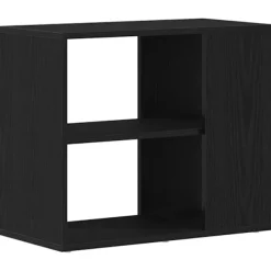 vidaXL Sideboards>Sideboard med låda Svart Ek 60 x 30 x 50 cm Konstruerat trä