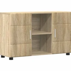 vidaXL Sideboards>Sideboard Sonoma-ek 88,5 x 30,5 x 55,5 cm Konstruerat trä