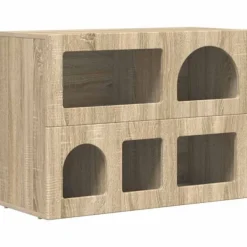 vidaXL Sideboards>Sideboard Sonoma-ek 80,5 x 35 x 59 cm Konstruerat trä
