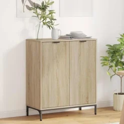 vidaXL Sideboards>Sideboard Sonoma-ek 69,5 x 33 x 82 cm Konstruerat trä
