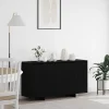 vidaXL Sideboards>Sideboard Svart Ek 135 x 41 x 75 cm Konstruerat trä