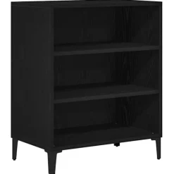 vidaXL Sideboards>Sideboard Svart Ek 57 x 35 x 70 cm Konstruerat trä