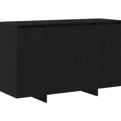 vidaXL Sideboards>Sideboard Svart ek 120 x 41 x 75 cm Konstruerat trä
