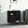 vidaXL Sideboards>Sideboard Svart Ek 60 x 35 x 70 cm
