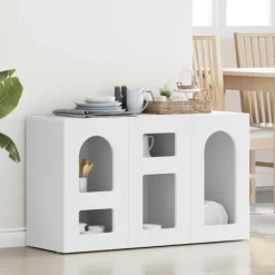 vidaXL Sideboards>Sideboard Vit 100 x 35 x 59 cm Konstruerat trä