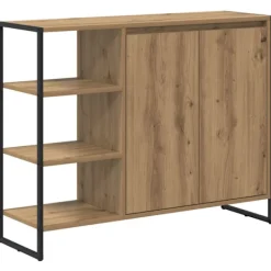 vidaXL Sideboards>Sidokabinett Artisan Ek 96.5 x 30 x 75 cm Konstruerat trä