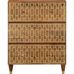 vidaXL Byråer>Sidoskåp 60x33x75 cm massivt mangoträ