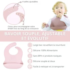 Matgrupper>Silikonmatsats - Ekorrformad med nappkedja och tallrik, haklapp (07)