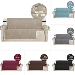 Soffor>1/2/3/4-sits Vattentätt Sofföverdrag för Vardagsrum Slitstarkt Möbelskydd för Hundar, Husdjur och Barn Halkfritt Soffskydd Möbelskydd
