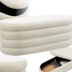 tectake Kistor & Koffertar>Sittbänk med generöst förvaringsutrymme Altu