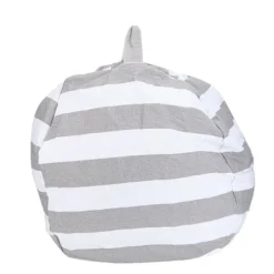 Sittsäckar>Sittpuff för förvaring, stol, gosedjursförvaringsväska, sittsäcksöverdrag med handtag och dragkedja för barn och småbarn