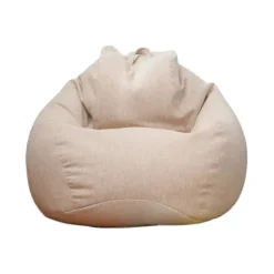 Sittsäckar>Sittsäck Fåtöljöverdrag, Lazy Lounger för Inomhusbruk för Vuxna Barn Utan Fyllning - Khaki -